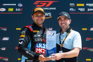 Podium at TC America Powered by Skip Barber Racing School, SRO America, Sebring International Raceway, Sebring, FL, May 15-18, 2025.
 | SRO Motorsports Group