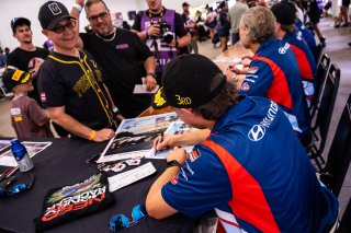 Autograph Session at TC America Powered by Skip Barber Racing School, SRO America, Sebring International Raceway, Sebring, FL, May 15-18, 2025.
 | SRO Motorsports Group