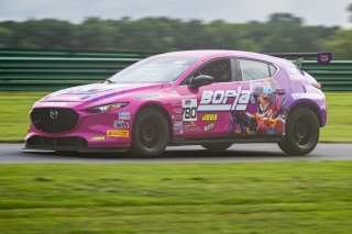 #780 Mazda 3 TC of Sally McNulty, FTG Racing, TC America Powered by Skip Barber Racing School, Virginia International Raceway, Alton, VA, July 17-20, 2025.
 | Jason Doudt / SRO Motorsports Group