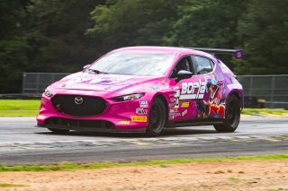 #780 Mazda 3 TC of Sally McNulty, FTG Racing, TC America Powered by Skip Barber Racing School, Virginia International Raceway, Alton, VA, July 17-20, 2025.
 | Jason Doudt / SRO Motorsports Group