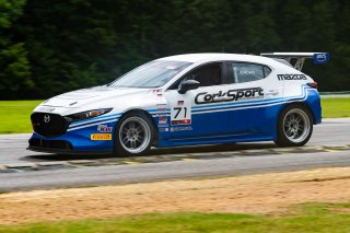 #71 Mazda 3 TC of Joey Jordan, FTG Racing, TC America Powered by Skip Barber Racing School, Virginia International Raceway, Alton, VA, July 17-20, 2025.
 | Jason Doudt / SRO Motorsports Group