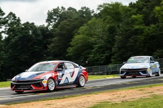 #74 Hyundai Elantra N1 TC EVO of Andre Castro, Ricca Autosport, TC America Powered by Skip Barber Racing School, Virginia International Raceway, Alton, VA, July 17-20, 2025.
 | Jason Doudt / SRO Motorsports Group