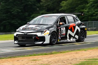 #61 Toyota GR Corolla TC of James Kilmas, Skip Barber Racing, TC America Powered by Skip Barber Racing School, Virginia International Raceway, Alton, VA, July 17-20, 2025.
 | Jason Doudt / SRO Motorsports Group