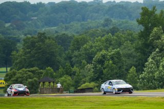 #76 Hyundai Elantra N1 TC EVO of PJ Groenke, Ricca Autosport, TC America Powered by Skip Barber Racing School, Virginia International Raceway, Alton, VA, July 17-20, 2025.
 | Jason Doudt / SRO Motorsports Group