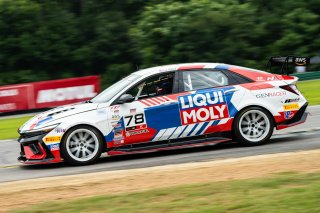 #78 Hyundai Elantra N1 TC of Jeff Ricca, Ricca Autosport, TC America Powered by Skip Barber Racing School, Virginia International Raceway, Alton, VA, July 17-20, 2025.
 | Jason Doudt / SRO Motorsports Group