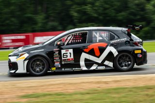 #61 Toyota GR Corolla TC of James Kilmas, Skip Barber Racing, TC America Powered by Skip Barber Racing School, Virginia International Raceway, Alton, VA, July 17-20, 2025.
 | Jason Doudt / SRO Motorsports Group
