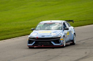 #76 Hyundai Elantra N1 TC EVO of PJ Groenke, Ricca Autosport, TC America Powered by Skip Barber Racing School, Virginia International Raceway, Alton, VA, July 17-20, 2025.
 | Jason Doudt / SRO Motorsports Group