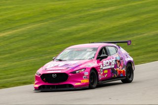 #780 Mazda 3 TC of Sally McNulty, FTG Racing, TC America Powered by Skip Barber Racing School, Virginia International Raceway, Alton, VA, July 17-20, 2025.
 | Jason Doudt / SRO Motorsports Group