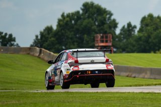 #78 Hyundai Elantra N1 TC of Jeff Ricca, Ricca Autosport, TC America Powered by Skip Barber Racing School, Virginia International Raceway, Alton, VA, July 17-20, 2025.
 | Jason Doudt / SRO Motorsports Group