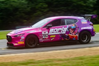 #780 Mazda 3 TC of Sally McNulty, FTG Racing, TC America Powered by Skip Barber Racing School, Virginia International Raceway, Alton, VA, July 17-20, 2025.
 | Jason Doudt / SRO Motorsports Group