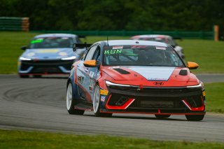 #77 Hyundai Elantra N1 TC EVO of Eric Kunz, Ricca Autosport, TC America Powered by Skip Barber Racing School, Virginia International Raceway, Alton, VA, July 17-20, 2025.
 | SRO Motorsports Group