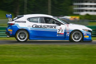 #71 Mazda 3 TC of Joey Jordan, FTG Racing, TC America Powered by Skip Barber Racing School, Virginia International Raceway, Alton, VA, July 17-20, 2025.
 | SRO Motorsports Group