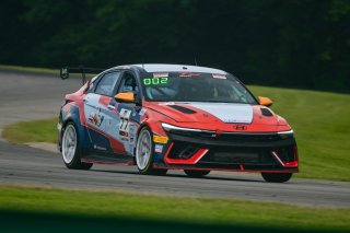 #77 Hyundai Elantra N1 TC EVO of Eric Kunz, Ricca Autosport, TC America Powered by Skip Barber Racing School, Virginia International Raceway, Alton, VA, July 17-20, 2025.
 | SRO Motorsports Group