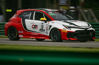 #3 Toyota GR Corolla TC of Antonio Constantino, JMF Motorsports, TC America Powered by Skip Barber Racing School, Virginia International Raceway, Alton, VA, July 17-20, 2025.
 | SRO Motorsports Group