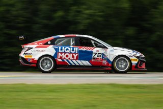 #78 Hyundai Elantra N1 TC of Jeff Ricca, Ricca Autosport, TC America Powered by Skip Barber Racing School, Virginia International Raceway, Alton, VA, July 17-20, 2025.
 | SRO Motorsports Group