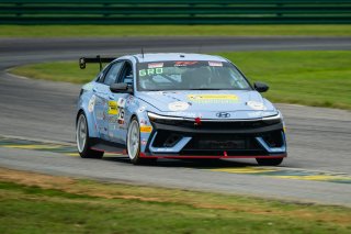 #76 Hyundai Elantra N1 TC EVO of PJ Groenke, Ricca Autosport, TC America Powered by Skip Barber Racing School, Virginia International Raceway, Alton, VA, July 17-20, 2025.
 | SRO Motorsports Group