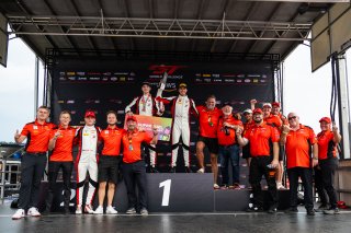 Podium at TC America Powered by Skip Barber Racing School, SRO America, Virginia International Raceway, Alton, VA, July 17-20, 2025.
 | SRO Motorsports Group
