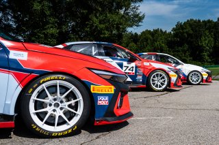 #74 Hyundai Elantra N1 TC EVO of Andre Castro, Ricca Autosport, TC America Powered by Skip Barber Racing School, Virginia International Raceway, Alton, VA, July 17-20, 2025.
 | SRO Motorsports Group
