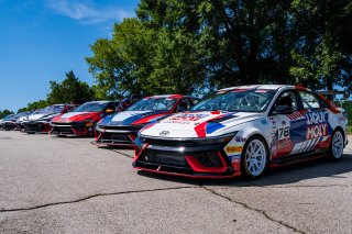 #78 Hyundai Elantra N1 TC of Jeff Ricca, Ricca Autosport, TC America Powered by Skip Barber Racing School, Virginia International Raceway, Alton, VA, July 17-20, 2025.
 | SRO Motorsports Group