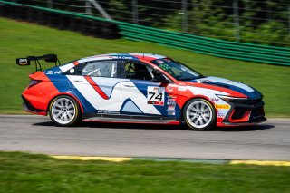 #74 Hyundai Elantra N1 TC EVO of Andre Castro, Ricca Autosport, TC America Powered by Skip Barber Racing School, Virginia International Raceway, Alton, VA, July 17-20, 2025.
 | SRO Motorsports Group