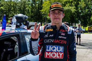 #74 Hyundai Elantra N1 TC EVO of Andre Castro, Ricca Autosport, TC America Powered by Skip Barber Racing School, Virginia International Raceway, Alton, VA, July 17-20, 2025.
 | SRO Motorsports Group