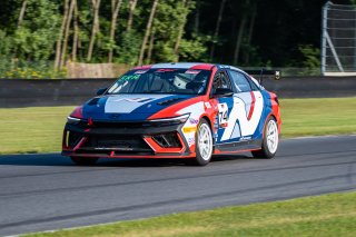 #74 Hyundai Elantra N1 TC EVO of Justin Gravett, Ricca Autosport, TC America Powered by Skip Barber Racing School, Road America, Elkhart Lake, WI, August 14-17, 2025.
 | Jason Doudt / SRO Motorsports Group