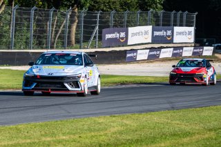 #76 Hyundai Elantra N1 TC EVO of PJ Groenke, Ricca Autosport, TC America Powered by Skip Barber Racing School, Road America, Elkhart Lake, WI, August 14-17, 2025.
 | Jason Doudt / SRO Motorsports Group