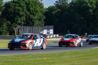 #74 Hyundai Elantra N1 TC EVO of Justin Gravett, Ricca Autosport, TC America Powered by Skip Barber Racing School, Road America, Elkhart Lake, WI, August 14-17, 2025.
 | Jason Doudt / SRO Motorsports Group
