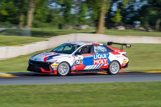 #78 Hyundai Elantra N1 TC of Jeff Ricca, Ricca Autosport, TC America Powered by Skip Barber Racing School, Road America, Elkhart Lake, WI, August 14-17, 2025.
 | Jason Doudt / SRO Motorsports Group