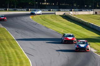 #74 Hyundai Elantra N1 TC EVO of Justin Gravett, Ricca Autosport, TC America Powered by Skip Barber Racing School, Road America, Elkhart Lake, WI, August 14-17, 2025.
 | Jason Doudt / SRO Motorsports Group