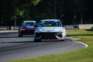 #76 Hyundai Elantra N1 TC EVO of PJ Groenke, Ricca Autosport, TC America Powered by Skip Barber Racing School, Road America, Elkhart Lake, WI, August 14-17, 2025.
 | Jason Doudt / SRO Motorsports Group