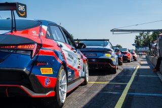 #75 Hyundai Elantra N1 TC EVO of Shelby Mills, Ricca Autosport, TC America Powered by Skip Barber Racing School, Road America, Elkhart Lake, WI, August 14-17, 2025.
 | SRO Motorsports Group