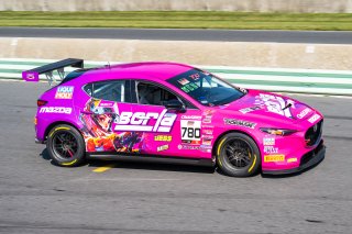 #780 Mazda 3 TC of Sally McNulty, FTG Racing, TC America Powered by Skip Barber Racing School, Road America, Elkhart Lake, WI, August 14-17, 2025.
 | SRO Motorsports Group