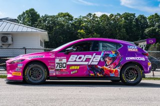 #780 Mazda 3 TC of Sally McNulty, FTG Racing, TC America Powered by Skip Barber Racing School, Road America, Elkhart Lake, WI, August 14-17, 2025.
 | SRO Motorsports Group