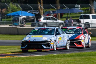 #76 Hyundai Elantra N1 TC EVO of PJ Groenke, Ricca Autosport, TC America Powered by Skip Barber Racing School, Road America, Elkhart Lake, WI, August 14-17, 2025.
 | SRO Motorsports Group