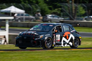 #61 Toyota GR Corolla TC of James Kilmas, Skip Barber Racing, TC America Powered by Skip Barber Racing School, Road America, Elkhart Lake, WI, August 14-17, 2025.
 | SRO Motorsports Group