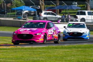 #780 Mazda 3 TC of Sally McNulty, FTG Racing, TC America Powered by Skip Barber Racing School, Road America, Elkhart Lake, WI, August 14-17, 2025.
 | SRO Motorsports Group