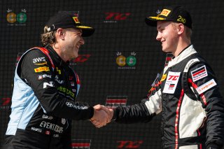 Podium at TC America Powered by Skip Barber Racing School, SRO America, Road America, Elkhart Lake, WI, August 14-17, 2025.
 | SRO Motorsports Group