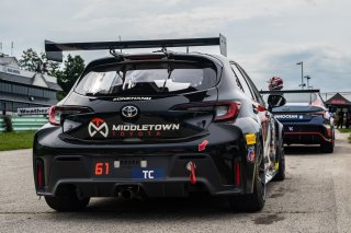#61 Toyota GR Corolla TC of James Kilmas, Skip Barber Racing, TC America Powered by Skip Barber Racing School, Road America, Elkhart Lake, WI, August 14-17, 2025.
 | SRO Motorsports Group