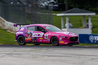 #780 Mazda 3 TC of Sally McNulty, FTG Racing, TC America Powered by Skip Barber Racing School, Road America, Elkhart Lake, WI, August 14-17, 2025.
 | SRO Motorsports Group