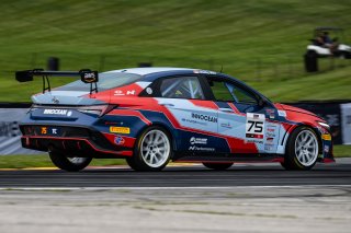 #75 Hyundai Elantra N1 TC EVO of Shelby Mills, Ricca Autosport, TC America Powered by Skip Barber Racing School, Road America, Elkhart Lake, WI, August 14-17, 2025.
 | SRO Motorsports Group
