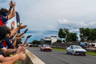 #76 Hyundai Elantra N1 TC EVO of PJ Groenke, Ricca Autosport, TC America Powered by Skip Barber Racing School, Road America, Elkhart Lake, WI, August 14-17, 2025.
 | SRO Motorsports Group