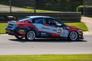 #75 Hyundai Elantra N1 TC EVO of Connor Attrell, Ricca Autosport, TC America Powered by Skip Barber Racing School, Barber Motorsports Park, Birmingham, AL, September 4-7, 2025.
 | SRO Motorsports Group
