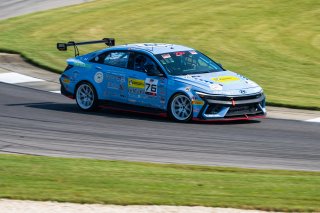 #76 Hyundai Elantra N1 TC EVO of PJ Groenke, Ricca Autosport, TC America Powered by Skip Barber Racing School, Barber Motorsports Park, Birmingham, AL, September 4-7, 2025.
 | SRO Motorsports Group