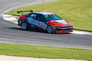 #75 Hyundai Elantra N1 TC EVO of Connor Attrell, Ricca Autosport, TC America Powered by Skip Barber Racing School, Barber Motorsports Park, Birmingham, AL, September 4-7, 2025.
 | SRO Motorsports Group
