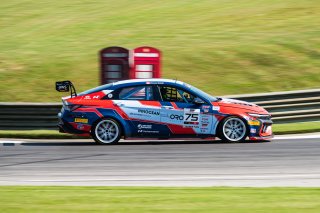 #75 Hyundai Elantra N1 TC EVO of Connor Attrell, Ricca Autosport, TC America Powered by Skip Barber Racing School, Barber Motorsports Park, Birmingham, AL, September 4-7, 2025.
 | SRO Motorsports Group
