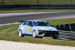 #76 Hyundai Elantra N1 TC EVO of PJ Groenke, Ricca Autosport, TC America Powered by Skip Barber Racing School, Barber Motorsports Park, Birmingham, AL, September 4-7, 2025.
 | SRO Motorsports Group