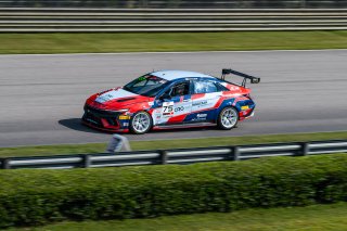 #75 Hyundai Elantra N1 TC EVO of Connor Attrell, Ricca Autosport, TC America Powered by Skip Barber Racing School, Barber Motorsports Park, Birmingham, AL, September 4-7, 2025.
 | SRO Motorsports Group