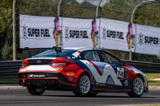 #74 Hyundai Elantra N1 TC EVO of Alana Carter, Ricca Autosport, TC America Powered by Skip Barber Racing School, Barber Motorsports Park, Birmingham, AL, September 4-7, 2025.
 | SRO Motorsports Group