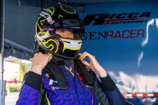 #74 Hyundai Elantra N1 TC EVO of Alana Carter, Ricca Autosport, TC America Powered by Skip Barber Racing School, Barber Motorsports Park, Birmingham, AL, September 4-7, 2025.
 | SRO Motorsports Group